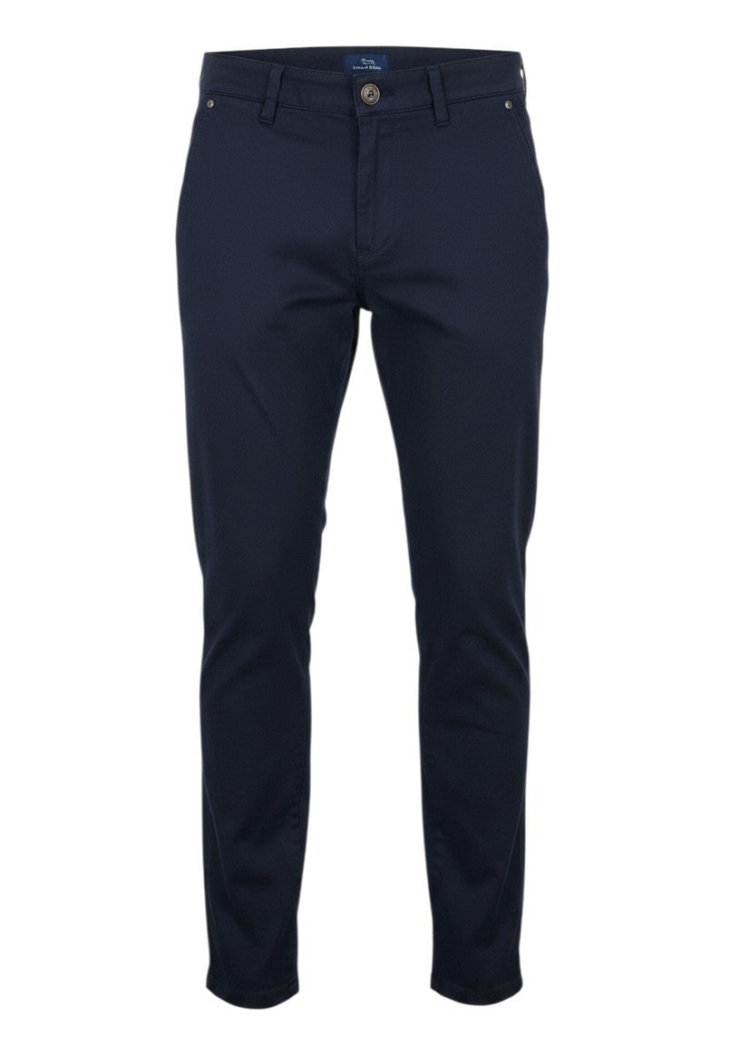 Blue Cotton Trousers
