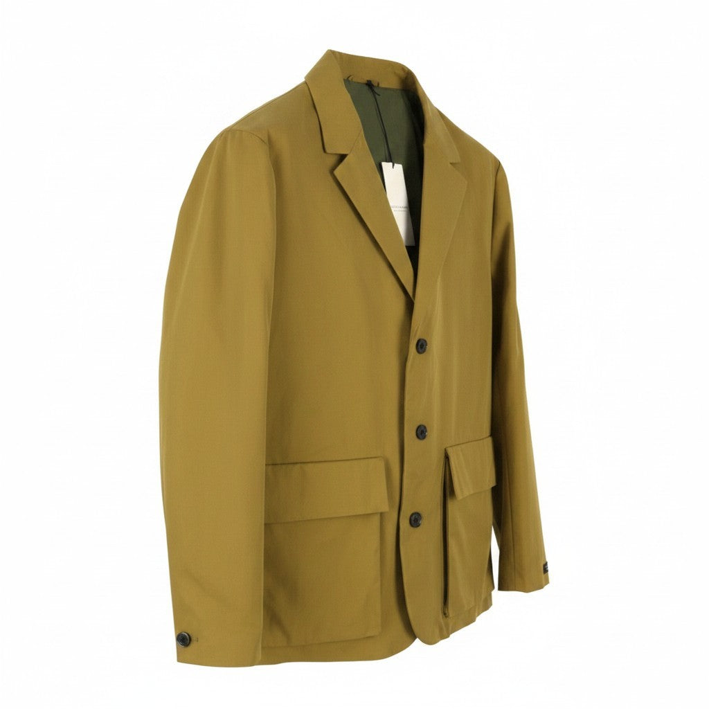 Green Cotton Blazer