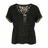 Black Cotton T-Shirt