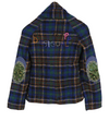 Multicoloured Wool Coat