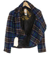 Multicoloured Wool Coat