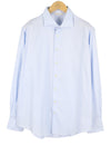 Blue Cotton Formal Shirt