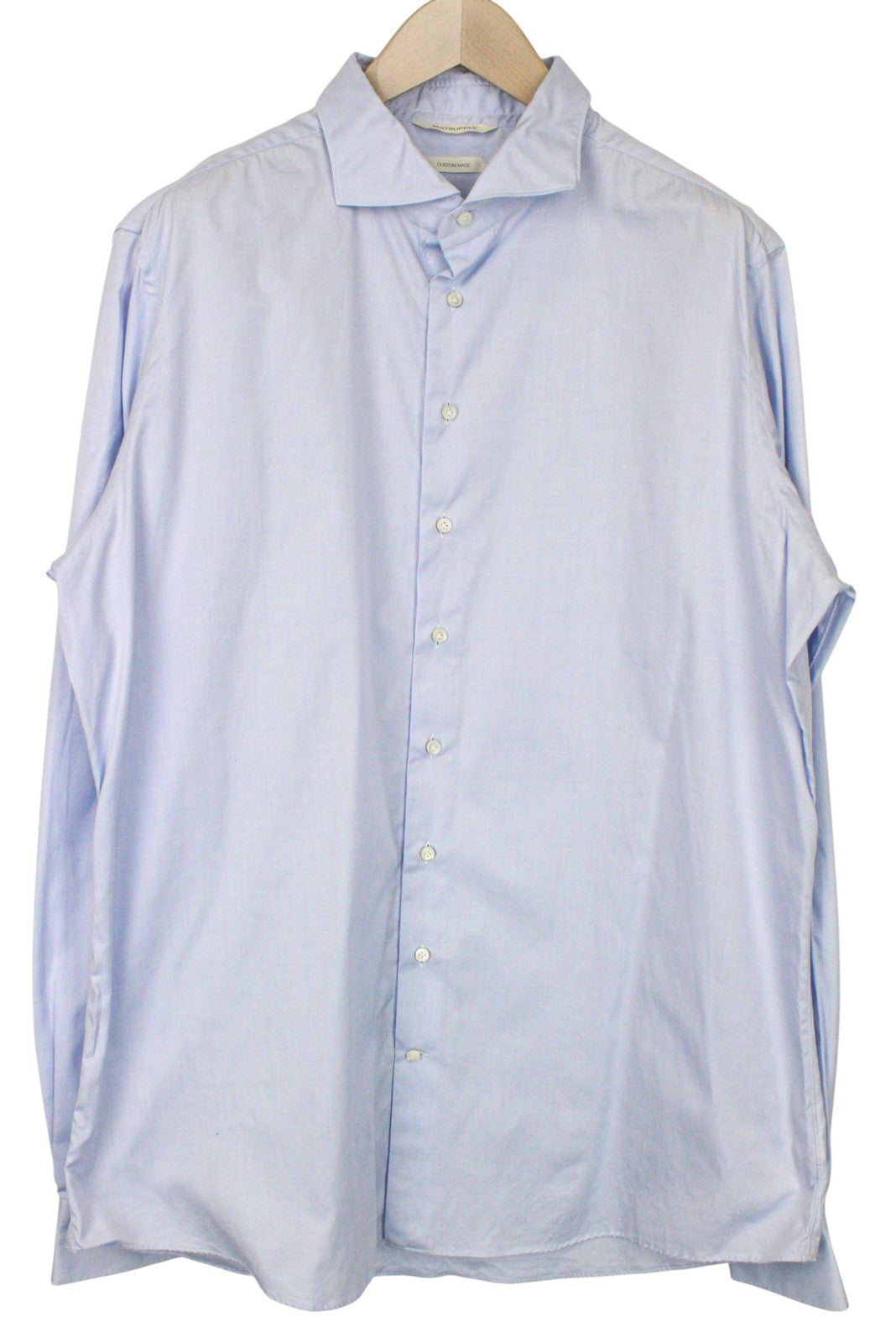 Blaues Twill-Hemd