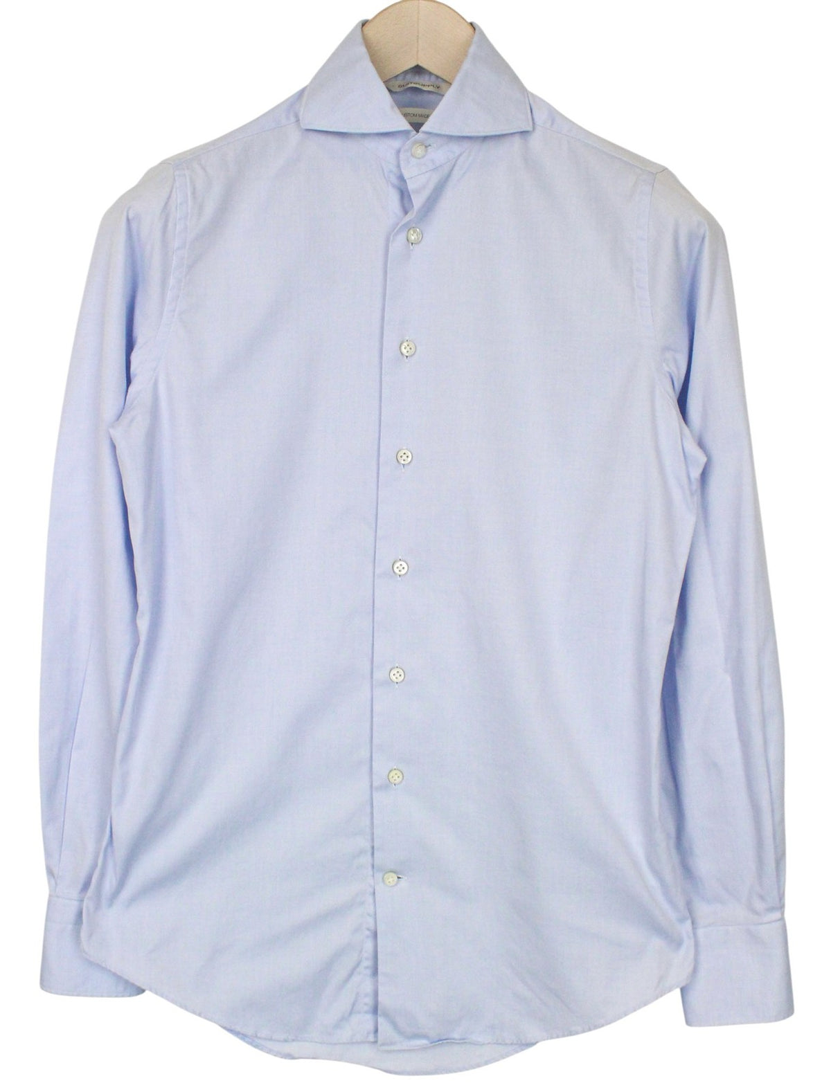 Blaues Twill-Hemd