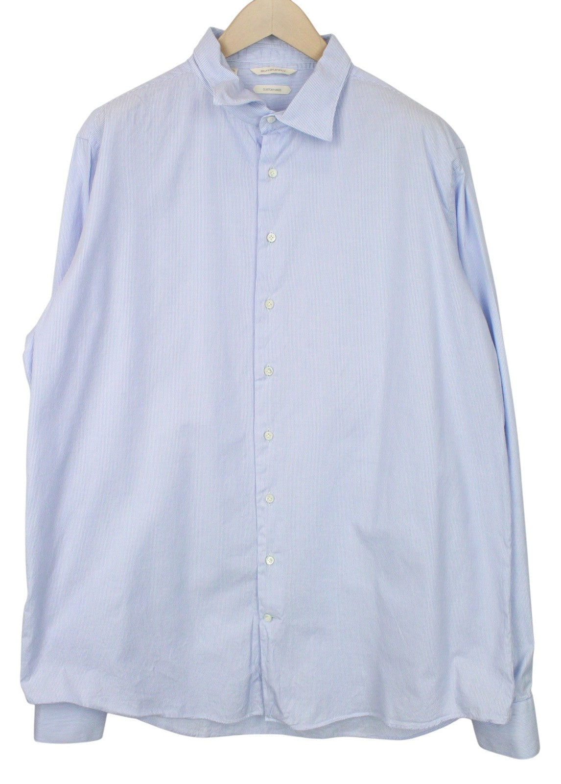 Blaues Twill-Hemd