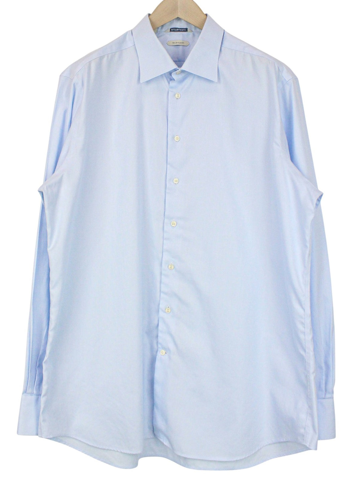 Blaues Twill-Hemd