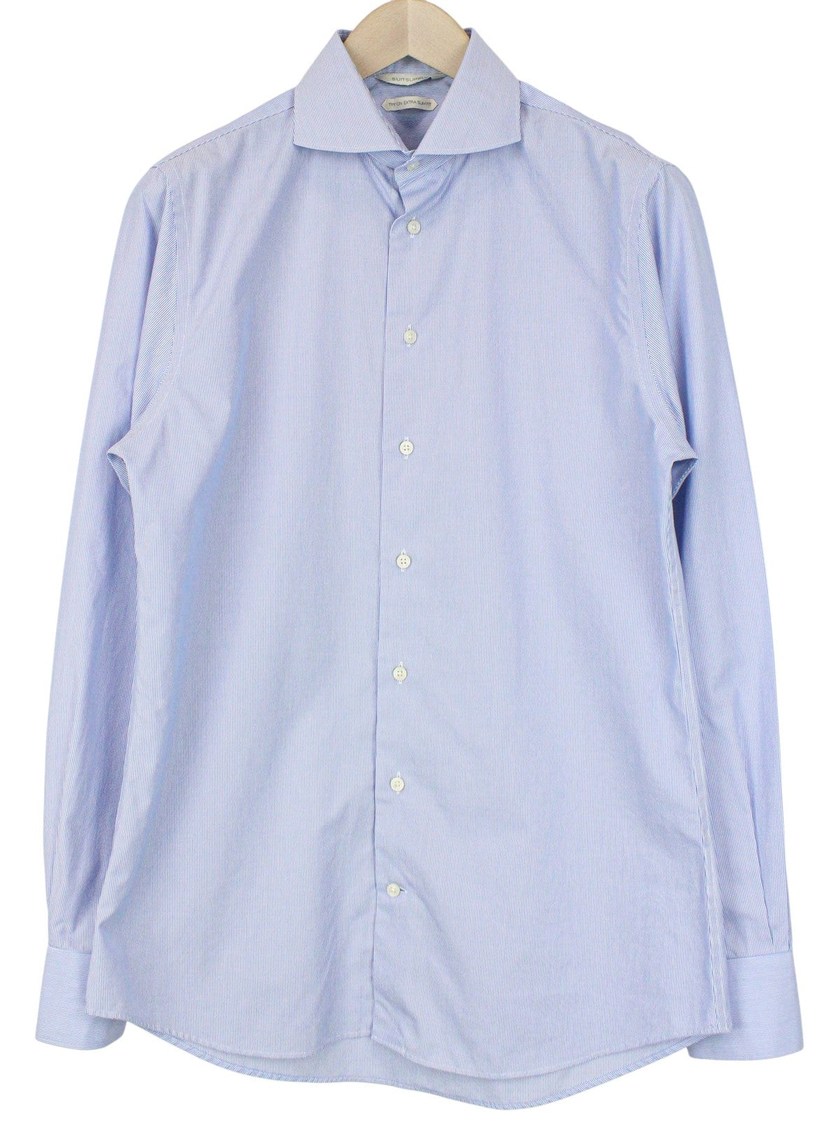 Blaues Twill-Hemd