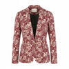 Red Cotton Blazer