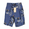 Blue Tencel Shorts