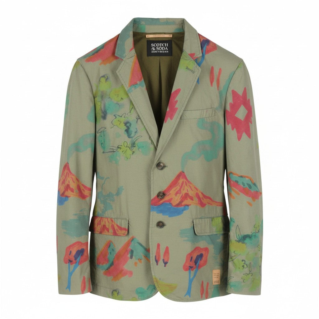 Multicoloured Cotton Blazer