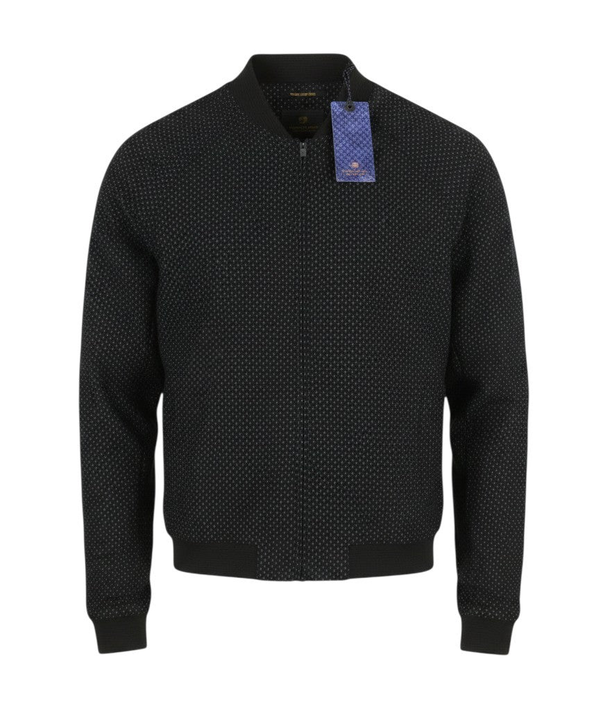 Schwarze Wolljacke