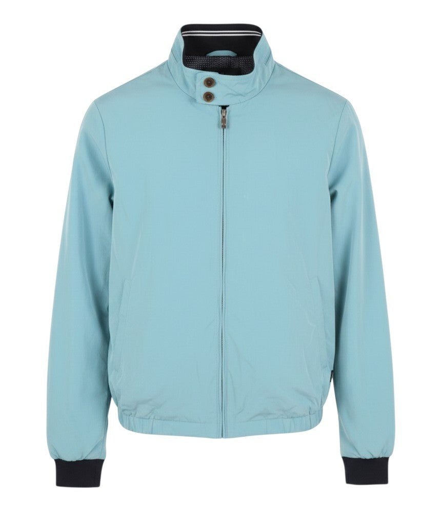Blaue Jacke
