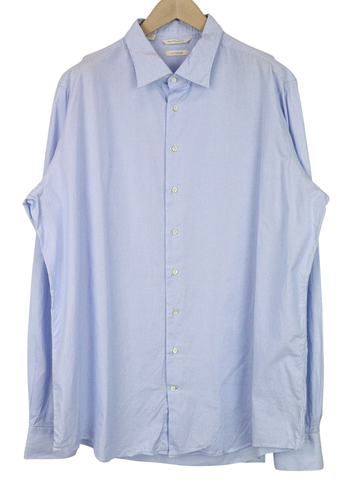 Blaues Twill-Hemd