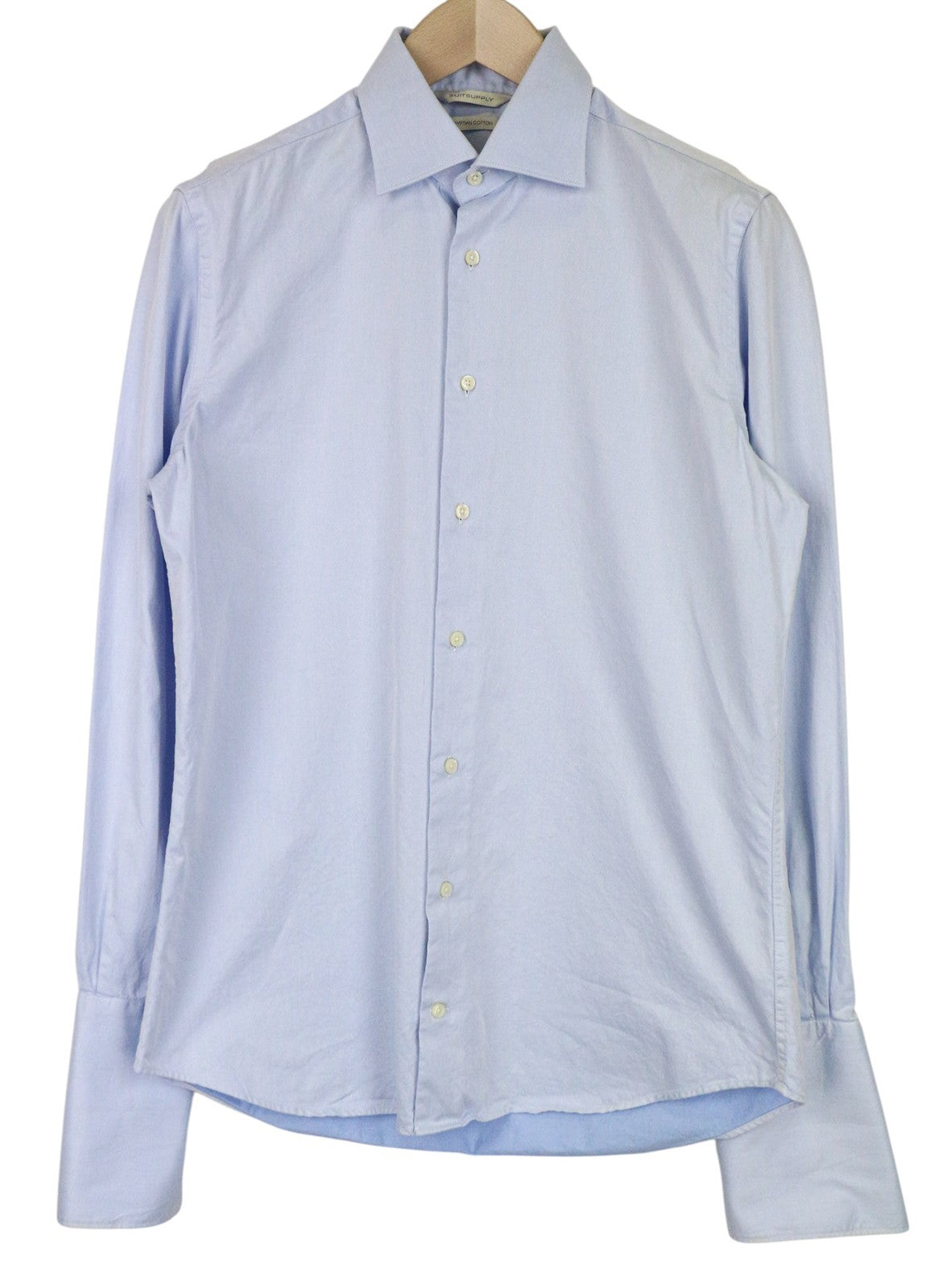 Blaues Twill-Hemd