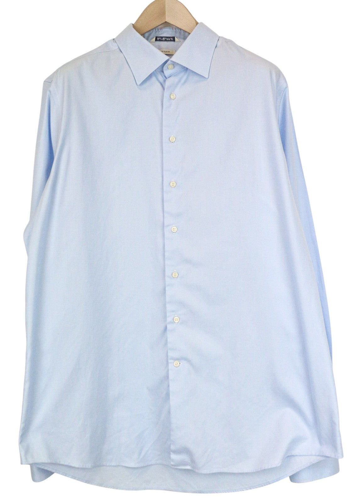 Blaues Twill-Hemd