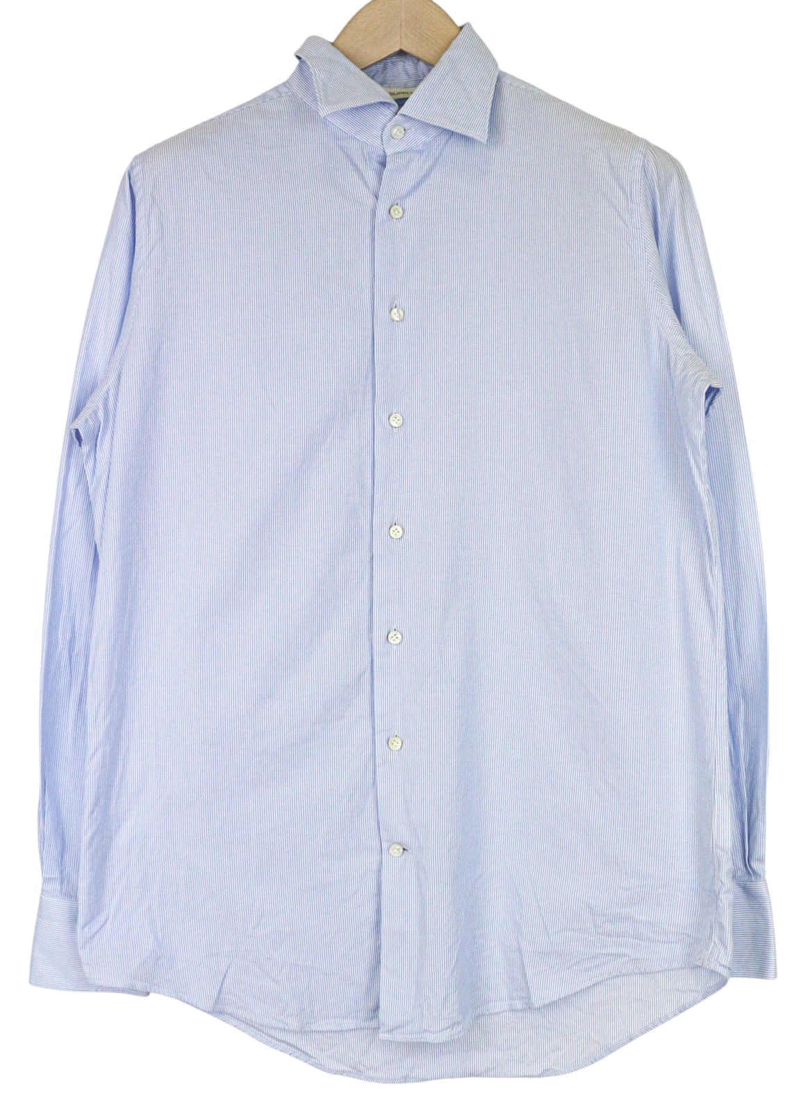 Blaues Twill-Hemd