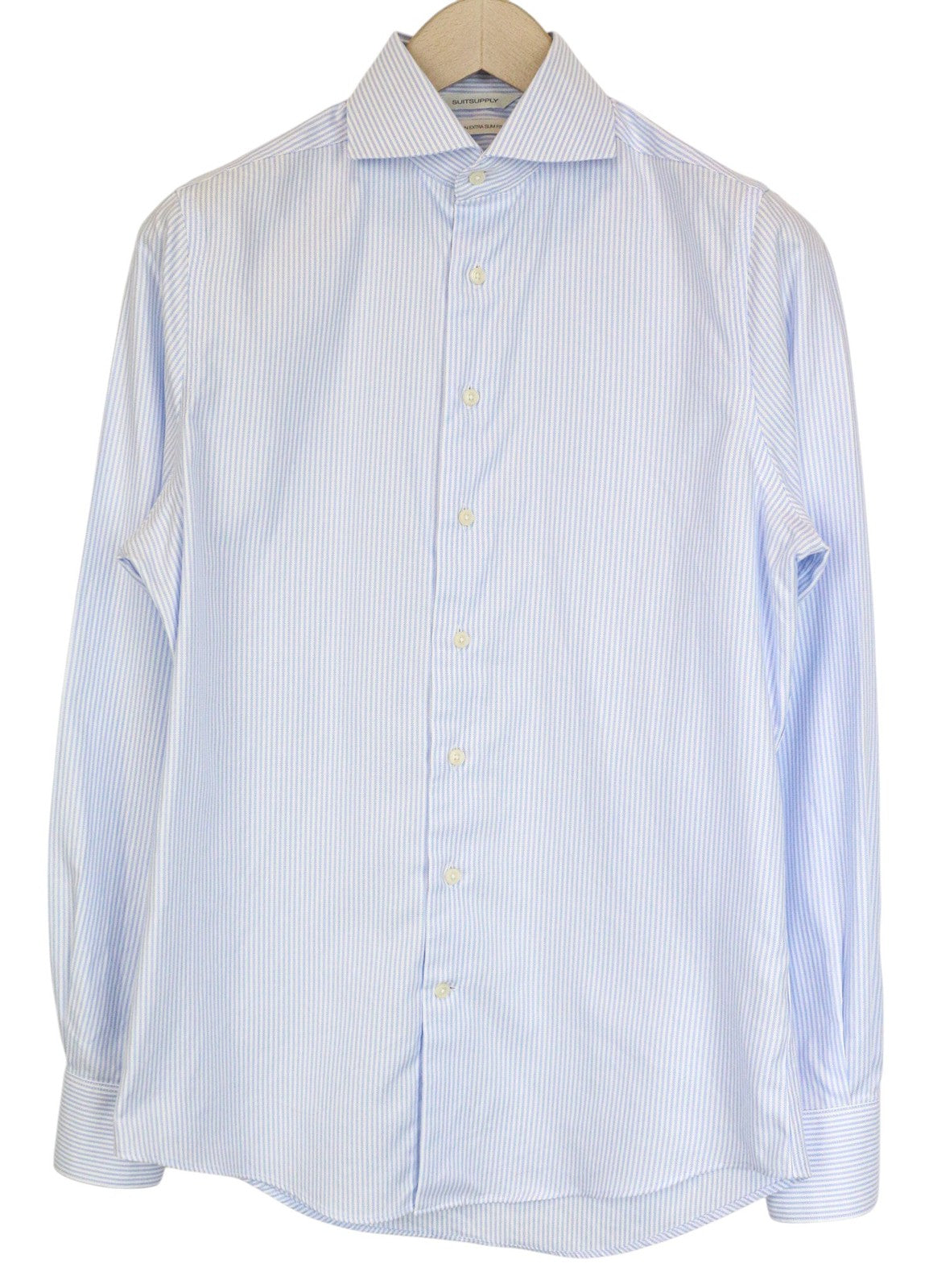 Blaues Twill-Hemd