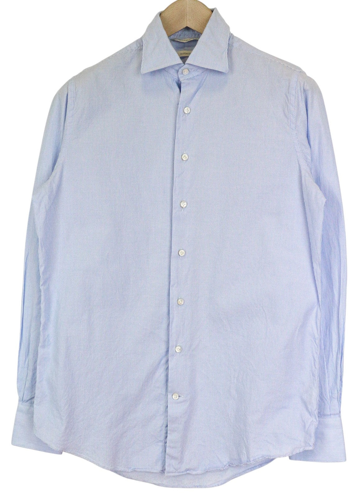 Blaues Twill-Hemd