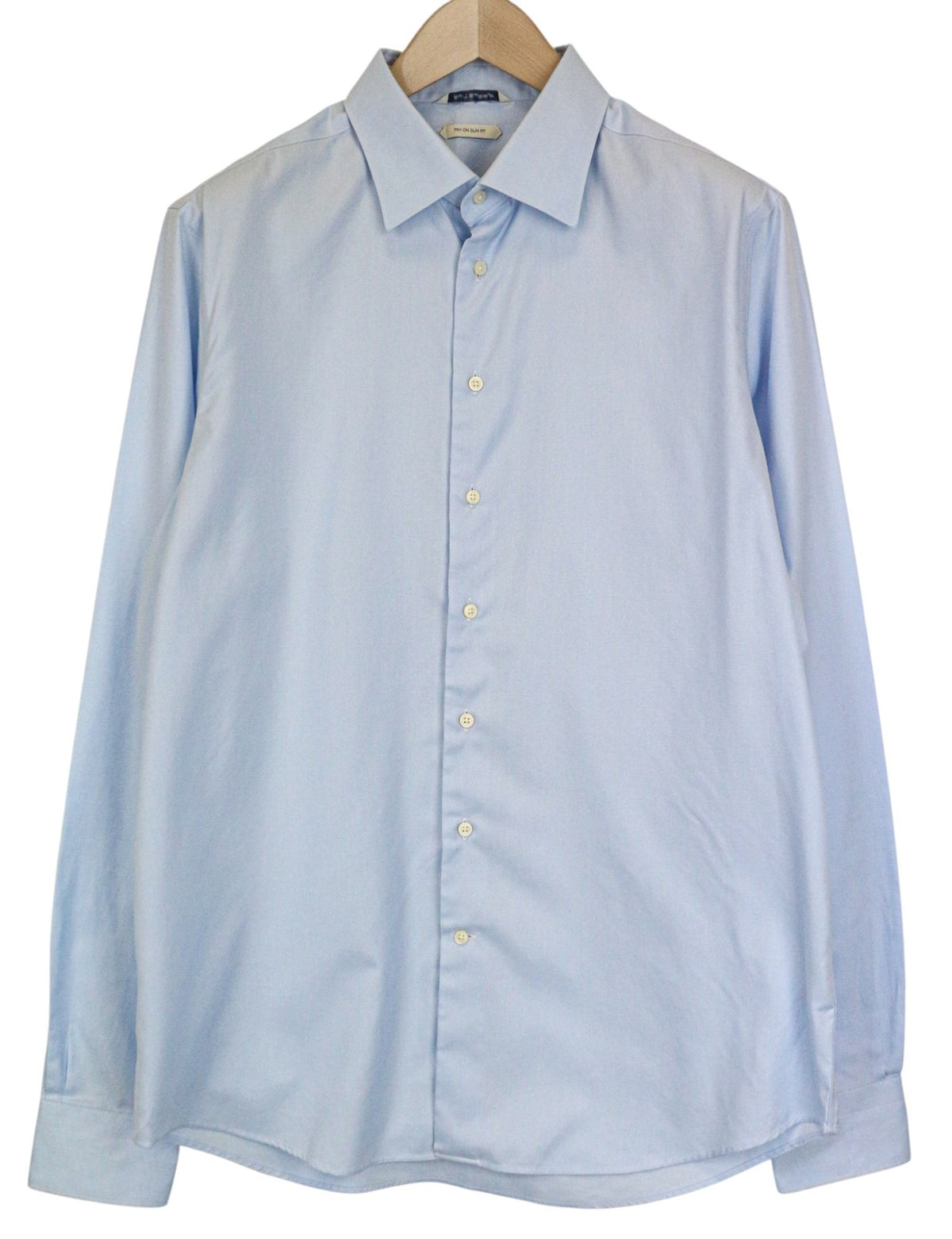Blaues Twill-Hemd