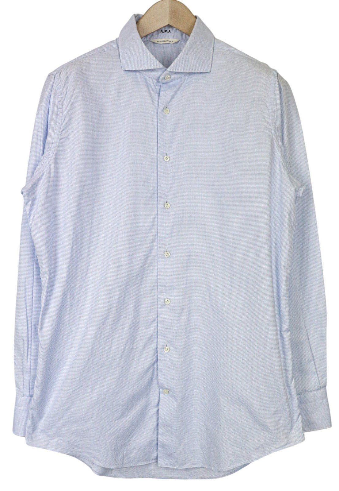 Blaues Twill-Hemd