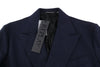 Blue Wool Coat
