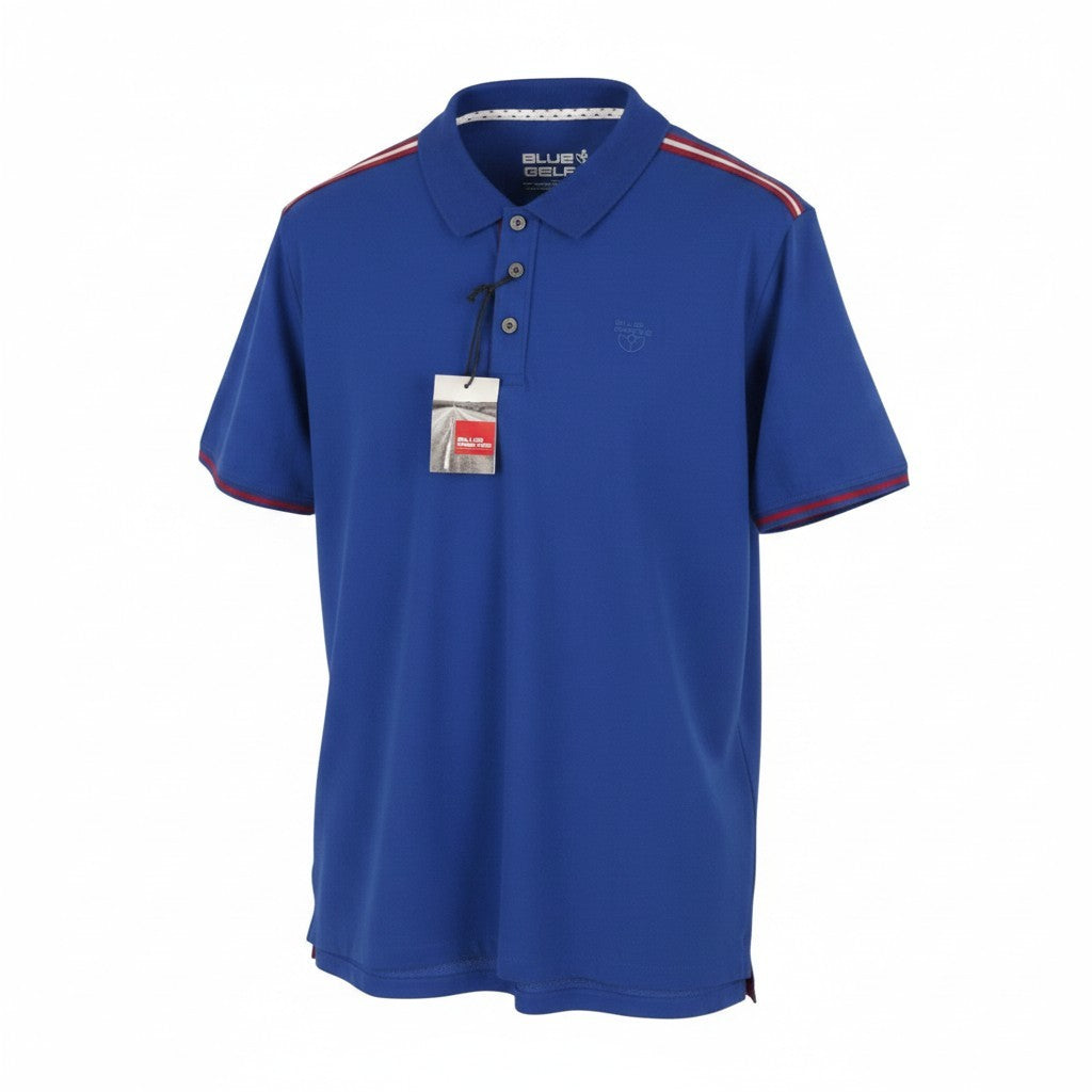 Blaue Poloshirts