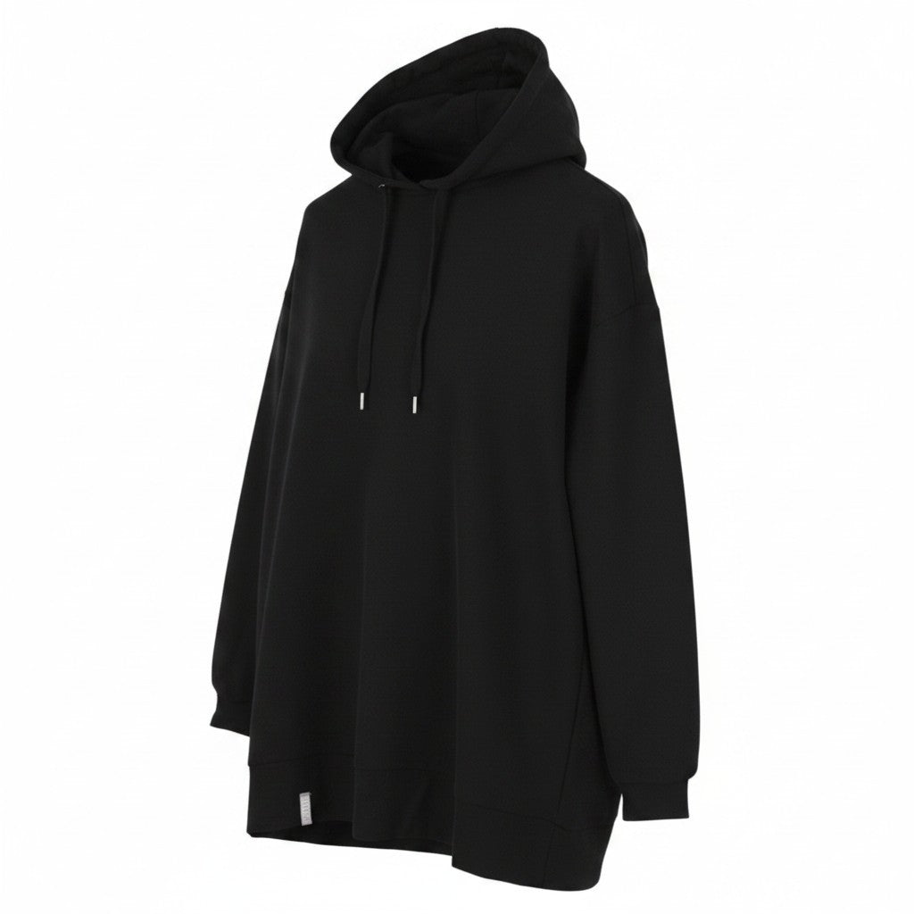 Schwarzes Baumwollkleid