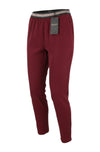 Red Polyester Trousers