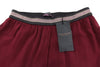 Rote Polyesterhose