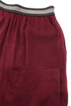 Rote Polyesterhose
