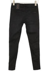 Schwarze Baumwolljeans