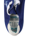 Blaue Textil-Sneaker