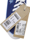 Blaue Textil-Sneaker