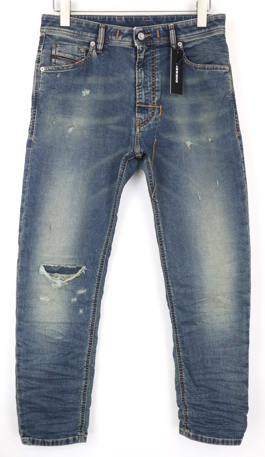 DIESEL Narrot CB-NE 0699V Men's Jeans W28 Jogg Sweat Carrot Slim Blue Stretch