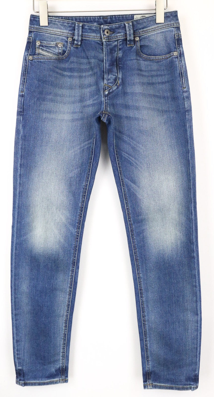 DIESEL Larkee-Beex 084JJ Men's Jeans W28/L32 Regular Taper Blue Cotton Stretch