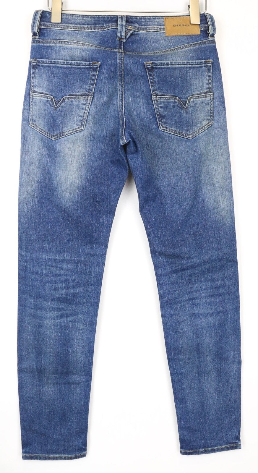 DIESEL Larkee-Beex 084JJ Men's Jeans W28/L32 Regular Taper Blue Cotton Stretch