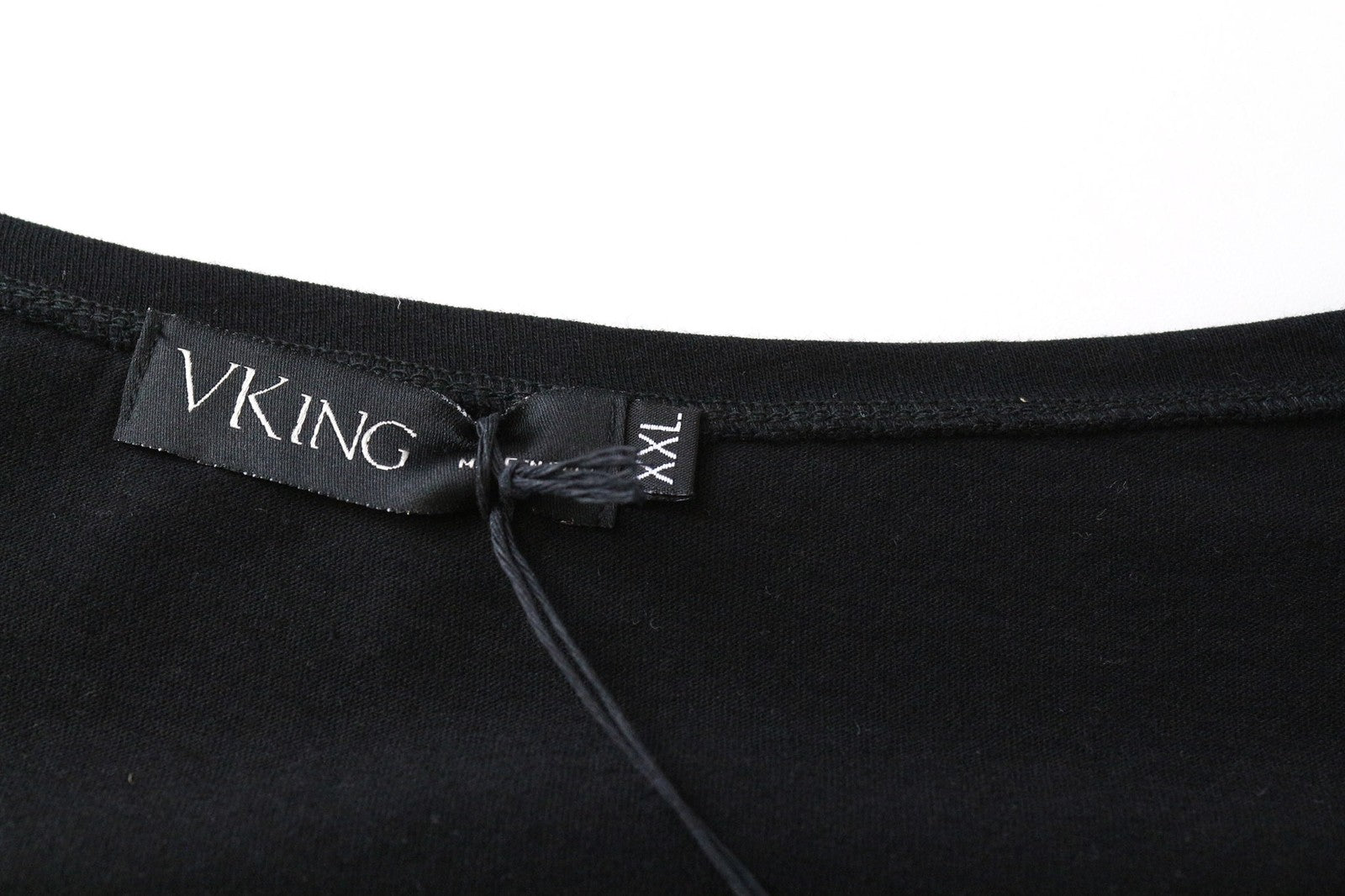 VKING Men's T-Shirt 2XL Faded Red Cotton Blend Roses Print Short Sleeve