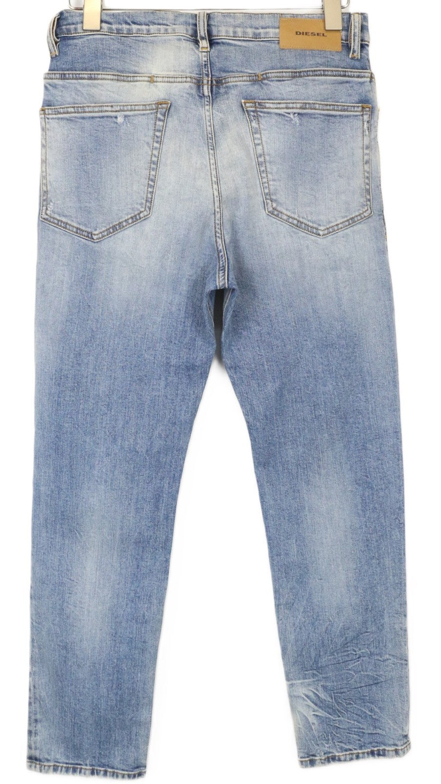 DIESEL D-Eetar 087AV Men's Jeans W28/L32 Taper Ripped Washed Blue Cotton