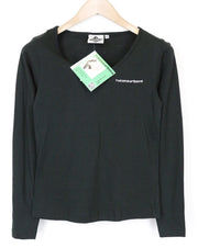 TUCANO URBANO T-TU Lady Women's T-Shirt XS Black Cotton Long Sleeve V-Neck