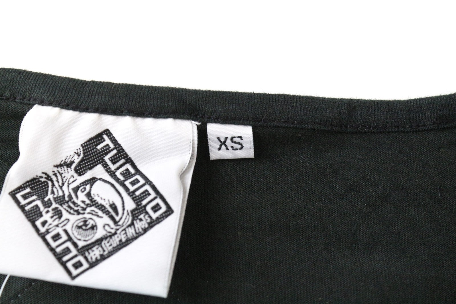 TUCANO URBANO T-TU Lady Women's T-Shirt XS Black Cotton Long Sleeve V-Neck