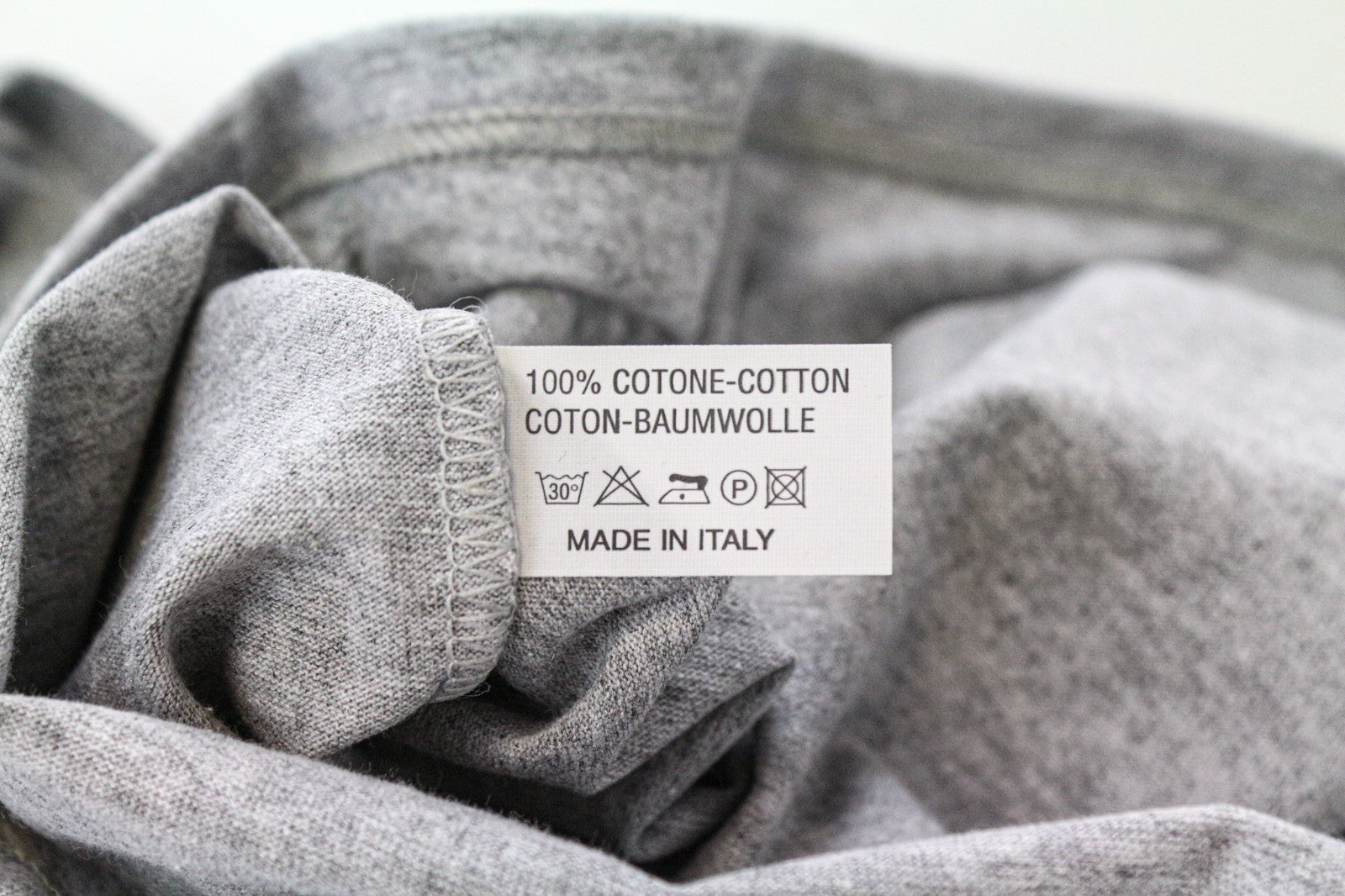 VKING Men's Logo T-Shirt M Grey Cotton Short Sleeve Printed Pullover Top