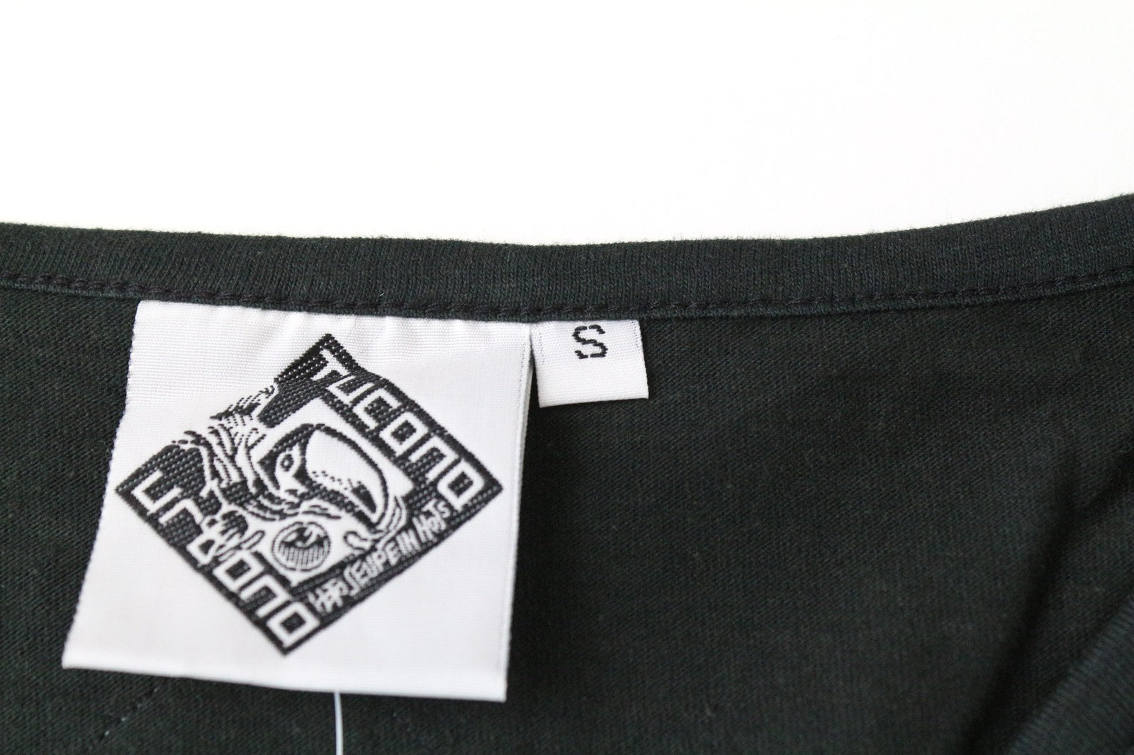 TUCANO URBANO T-TU Lady Women's T-Shirt S Black Cotton V-Neck Long Sleeve