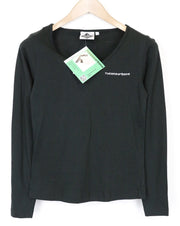 TUCANO URBANO T-TU Lady Women's T-Shirt M Black Slim Long Sleeve V-Neck