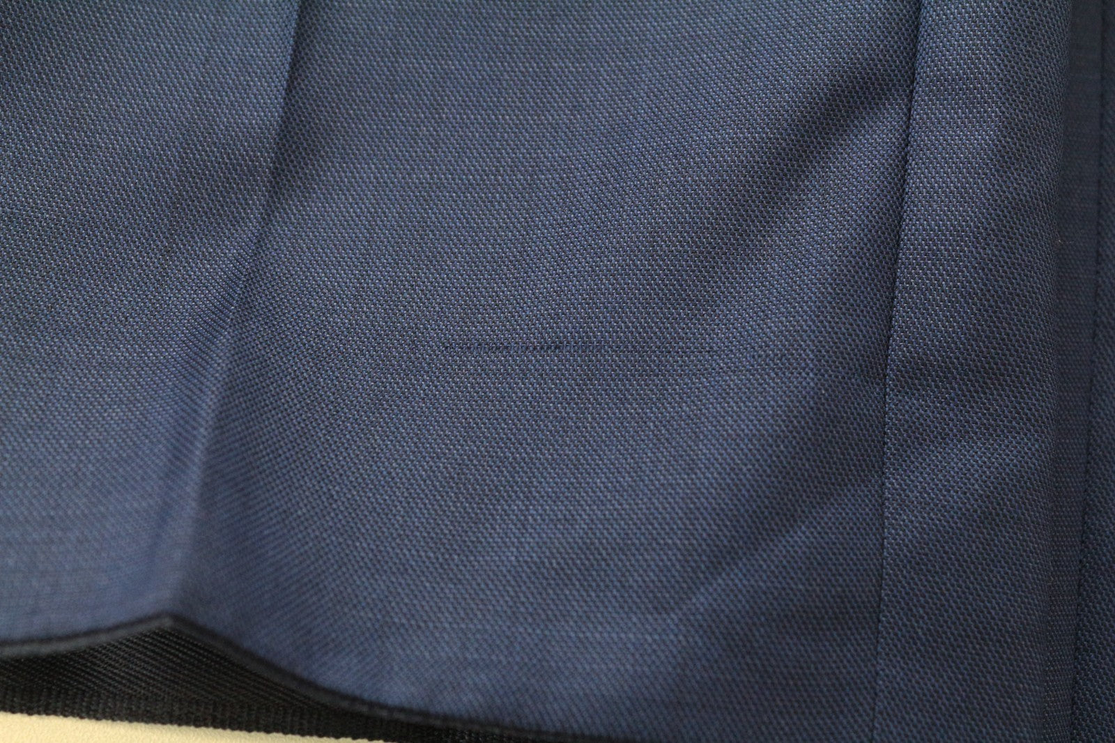 SUITSUPPLY Brescia Men's Trousers UK36R Blue Wool Lined Pleated Formal