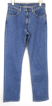LEE Men's Jeans ~W30/L34 Classic Straight Regular Fit Blue 5-Pocket Denim