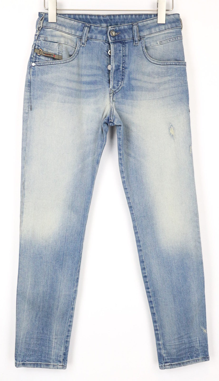 DIESEL D-Bazer 081AP Men's Jeans W29/L30 Tapered Washed Blue Cotton Stretch