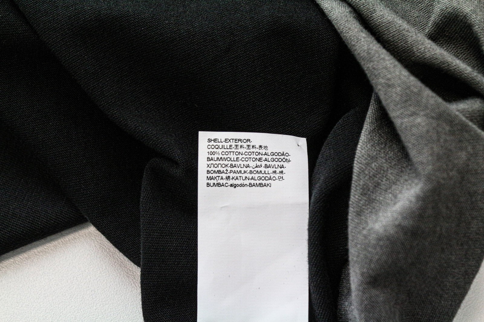 DESIGUAL Samue Men's Polo T-Shirt L Grey Cotton Washed Look Long Sleeve