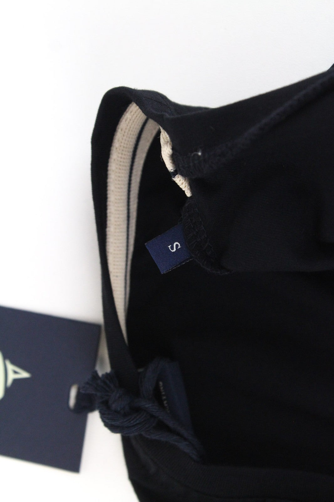 MARINA YACHTING WOMEN  S Pullover Black Cotton Jersey Rhinestone Logo T-Shirt