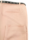 Pink Polyester Trousers