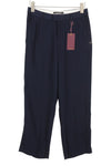 Blue Polyester Trousers